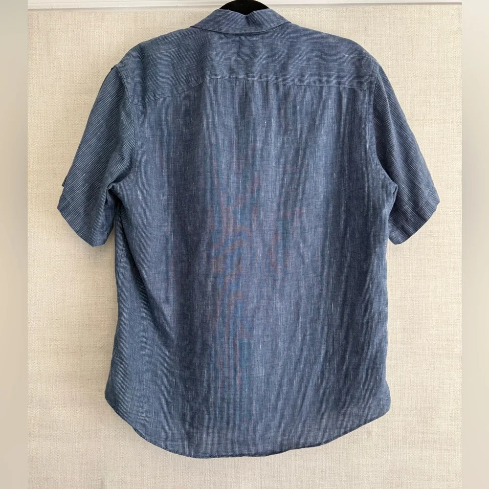 UNTUCKit Striped Linen Button-Up Shirt - Picture 2 of 6